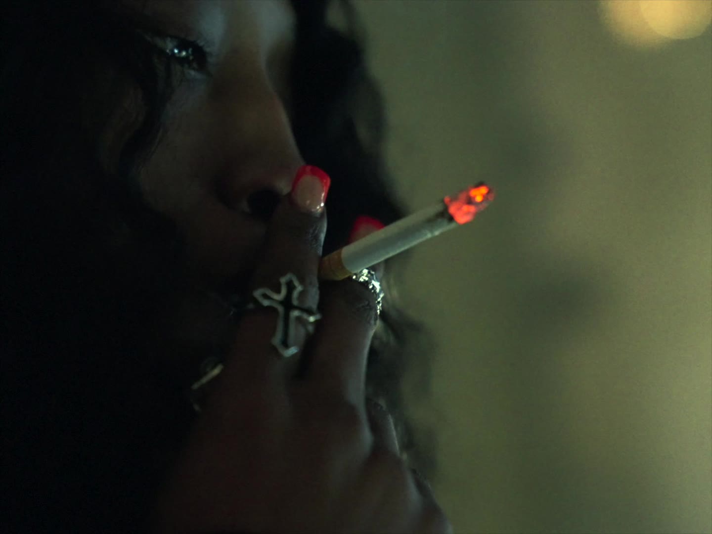 Frame from the New Year, Same Vices campaign film